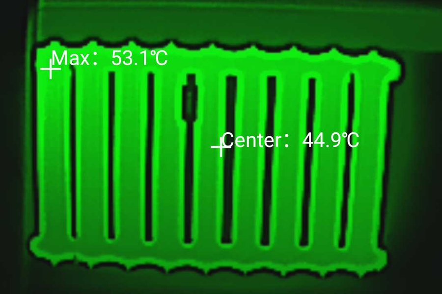 IR heater (green hot) IR heater (green hot)